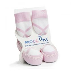 Mocc Ons Pink Ballet Slippers